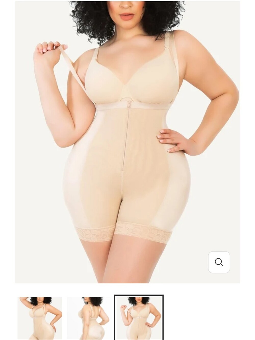 Brand New Shapellx Bare Essentials AirSlim Padded Butt Lifter Hip Enhancer Short
